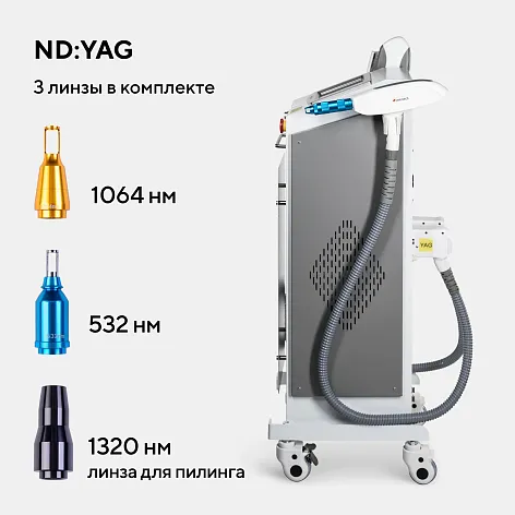 Неодимовый лазер + Элос эпилятор Lasertech COMBINE Premium Edition во Владивостоке